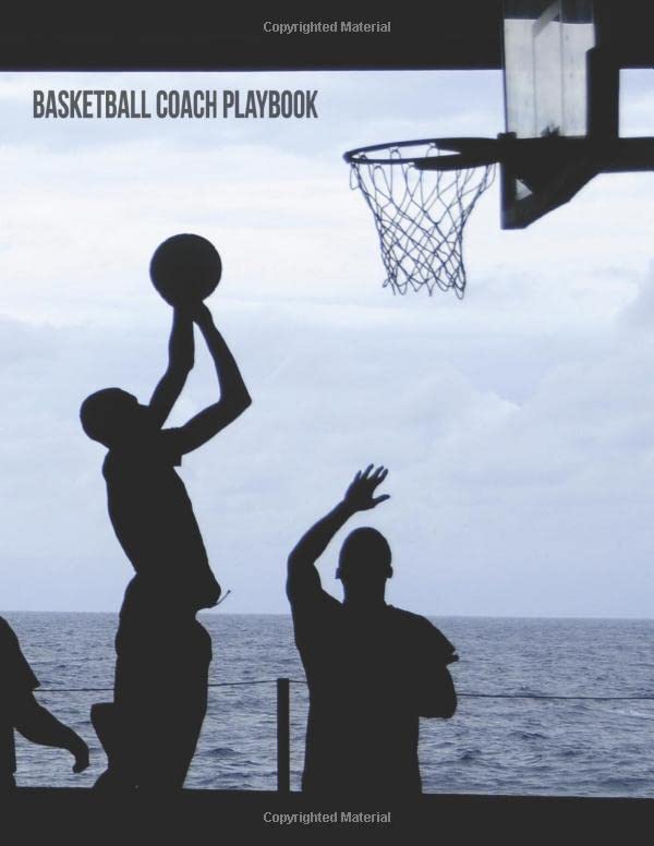 Basketball Coach Playbook Organizer Notebook for Coaches Featuring