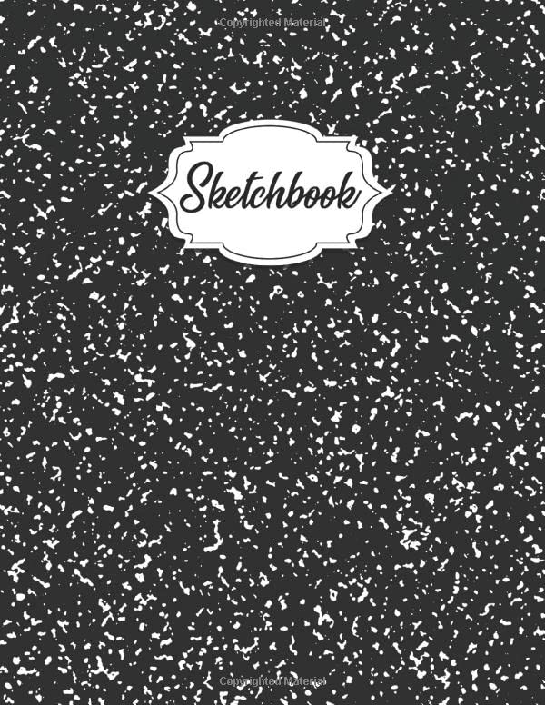 Sketchbook Nifty Blank Sketchbook with Crisp White Pages for Drawing