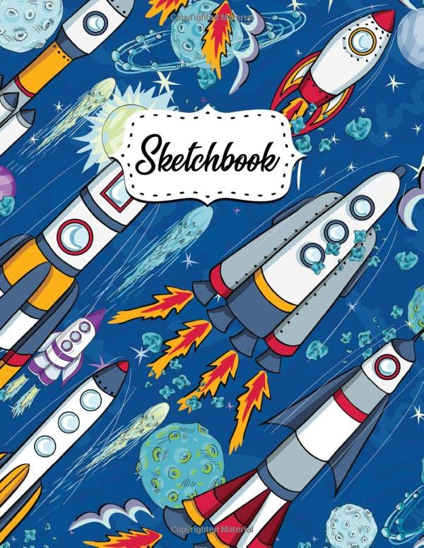 Sketchbook Nifty Blank Sketchbook with Crisp White Pages for Drawing