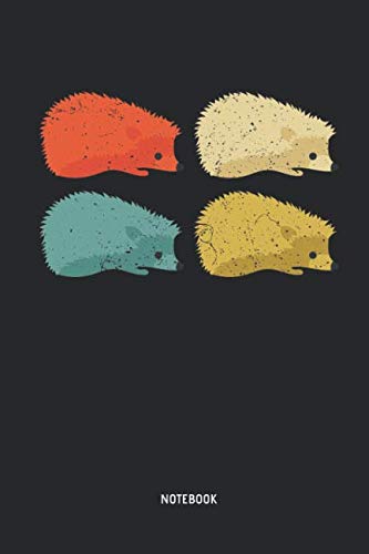 Hedgehog | Notebook: Vintage Hedgehog Notebook / Journal - Retro ...