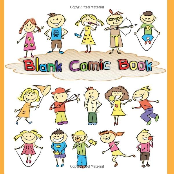 BLANK COMIC BOOK: Variety of Templates for Kids, Adults and Artists of ...