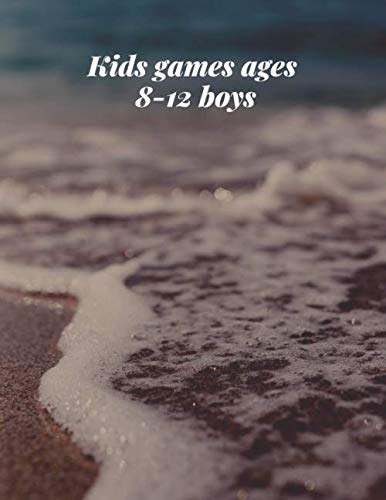 kids games ages 8-12 boys: This book crossword puzzle books for adults