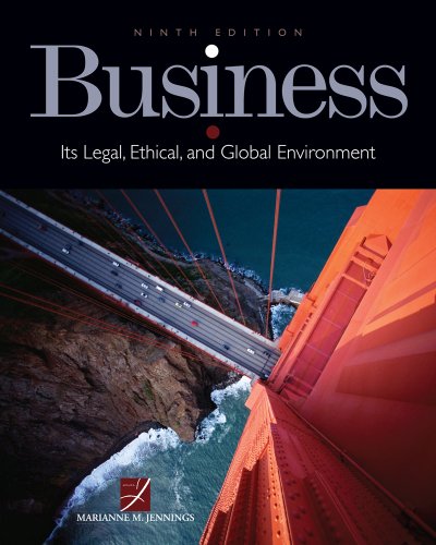 Bundle: Business: Its Legal, Ethical, and Global Environment, 9th