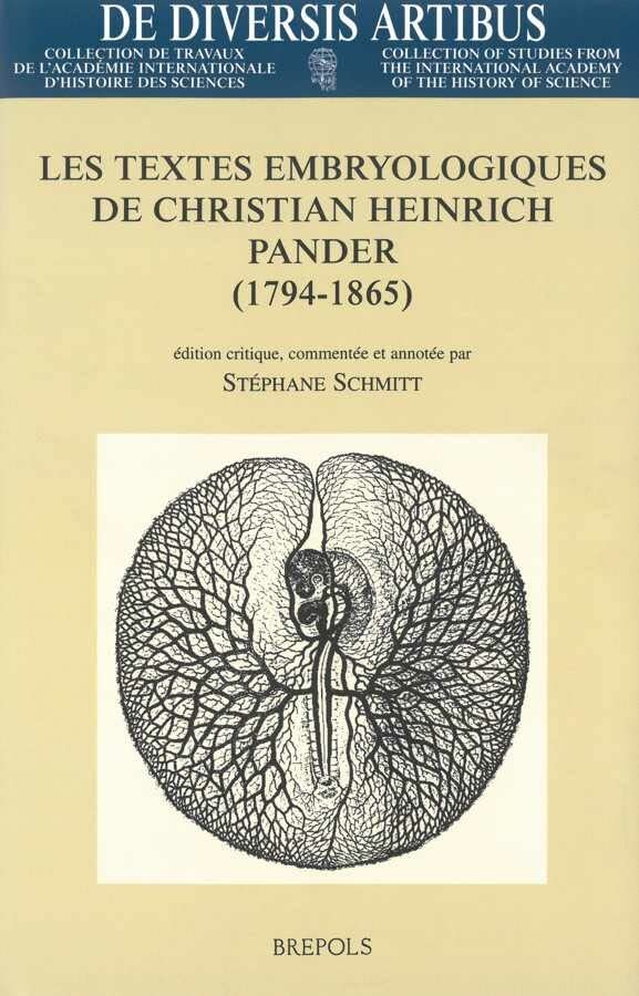 Les Textes Embryologiques De Christian Heinrich Pander by Stéphane