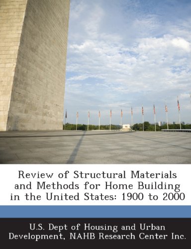 Review of Structural Materials and Methods for Home Building in the ...