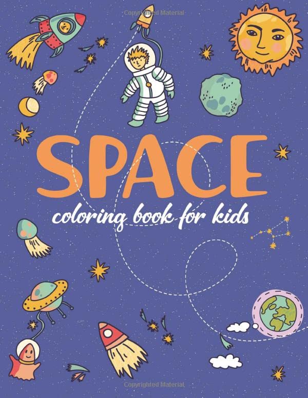Space Coloring Book For Kids Fantastic Outer Space Coloring with Solar