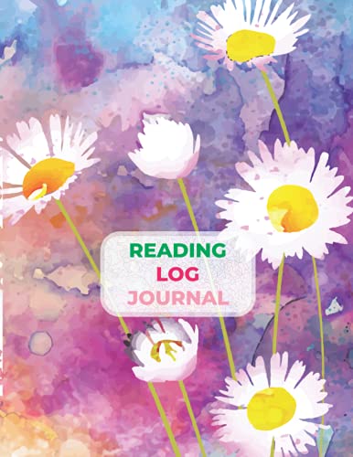 Reading Log Journal: Watercolor Floral Reading Log Journal | Book