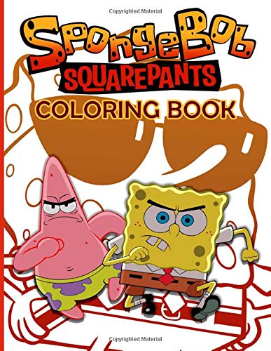 Spongebob Coloring Book: Crayola Relaxation Coloring Books For Adults ...