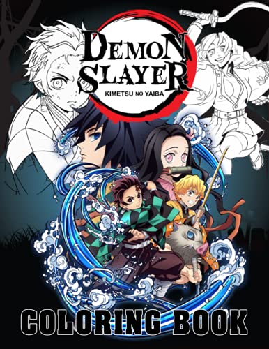 Demon Slayer Coloring Book: Coloring Pages of Excellent Quality for ...