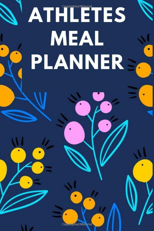 Athletes Meal Planner raw meal planner,30 day meal planner,bariatric
