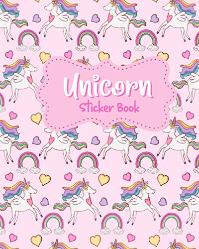 Unicorn Sticker Book: Girls Sticker Activity Book Ages 4-8 by Heidi