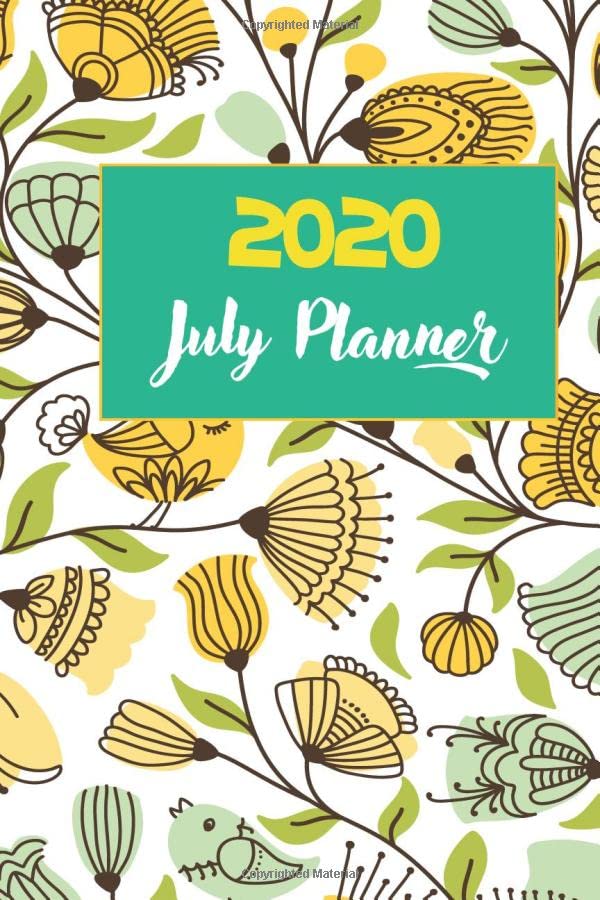 2020 July Planner July 2020 to June 2021 Monthly Agenda Planner, 12