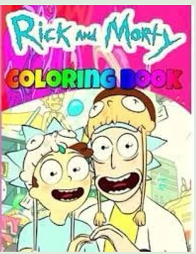 rick and morty coloring book: Anxiety rick and morty Coloring Books For ...