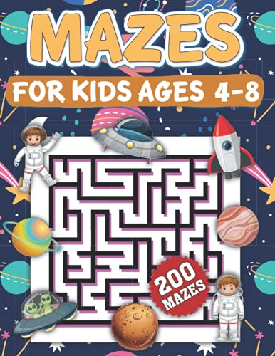 Mazes For Kids Ages 4-8: Maze Activity Book | Games, Puzzles, and ...