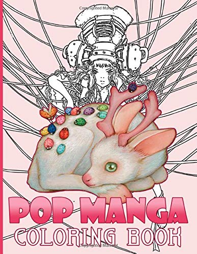 Pop Manga Coloring Book: Featuring Enchanting Coloring Books For Adults ...