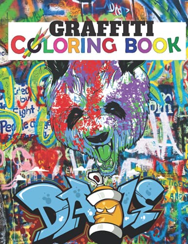 Graffiti Coloring Book: For Kids and Teens, Graffiti Street Art Such As ...