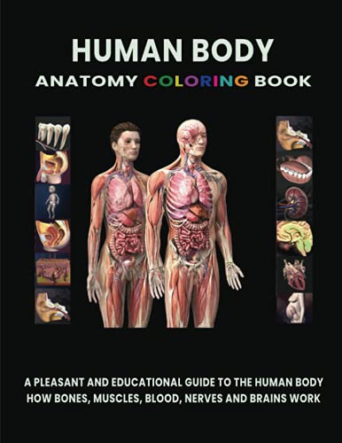 Human Body Anatomy Coloring Book: A fun, stress relieving and