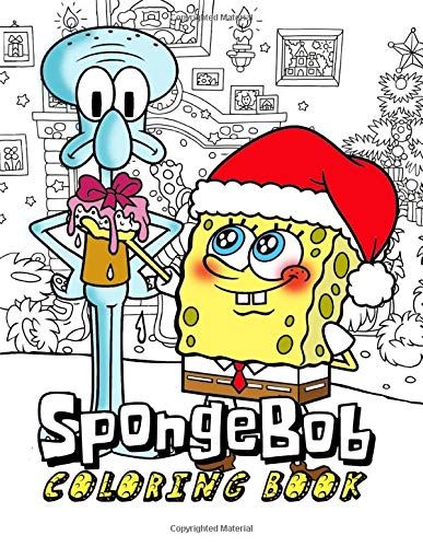 Spongebob coloring book: Awesome Illustrations Coloring Book For Adults ...