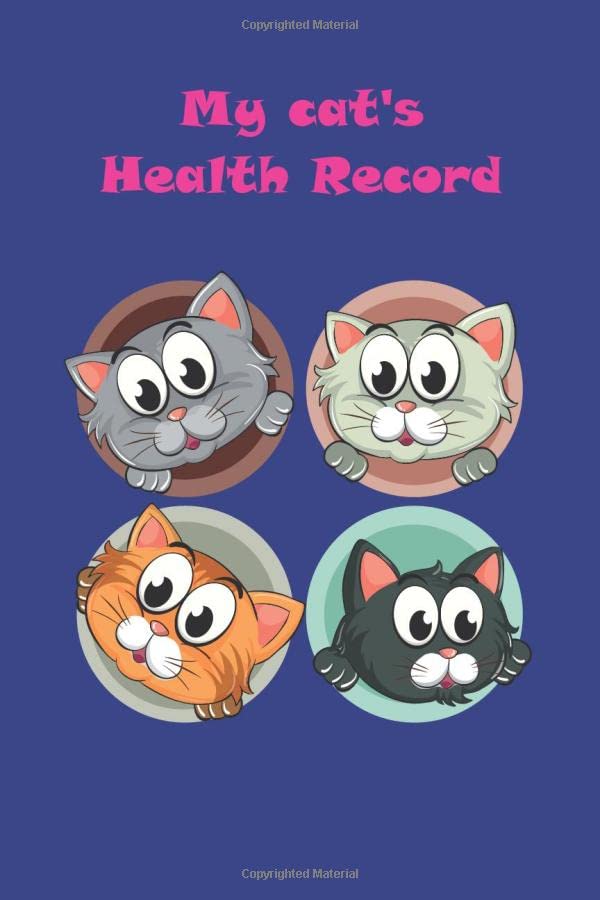 Cat Health Record for Singles Cat Health Record for Seniors Cat shots