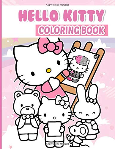 Hello Kitty Coloring Book: Premium Unofficial Hello Kitty Adults ...