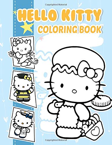 Hello Kitty Coloring Book: Hello Kitty Adult Coloring Books - With ...