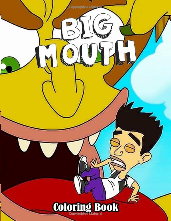 Big Mouth Coloring Book 50 coloring - 80502774 
