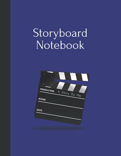 Storyboard Notebook: Storyboard Notebook. Blank illustration template ...
