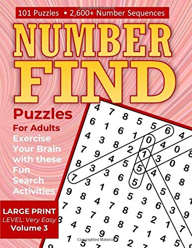 Number Find Puzzles for Adults | 101 Puzzles, 2,600+ Number Sequence ...