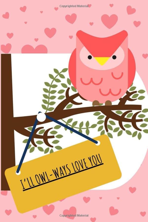 I’ll owlways love you Happy Valentine’s Day Puns notebook is the
