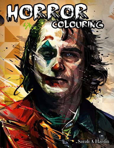 Horror Coloring Book: Creepy Relaxation Horror Coloring Books for