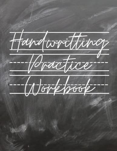 Handwriting Practice Workbook: Letter Practicing Workbook With Lined ...