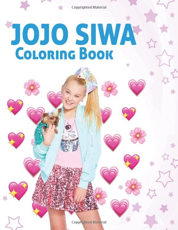 JOJO SIWA COLORING BOOK LOVELY JOJO SIWA COLORING BOOK FOR GIRLS by