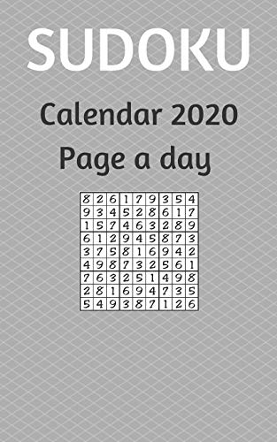 Sudoku Calendar 2020 Page A Day 100 Medium Puzzles Overlapping By Kak 