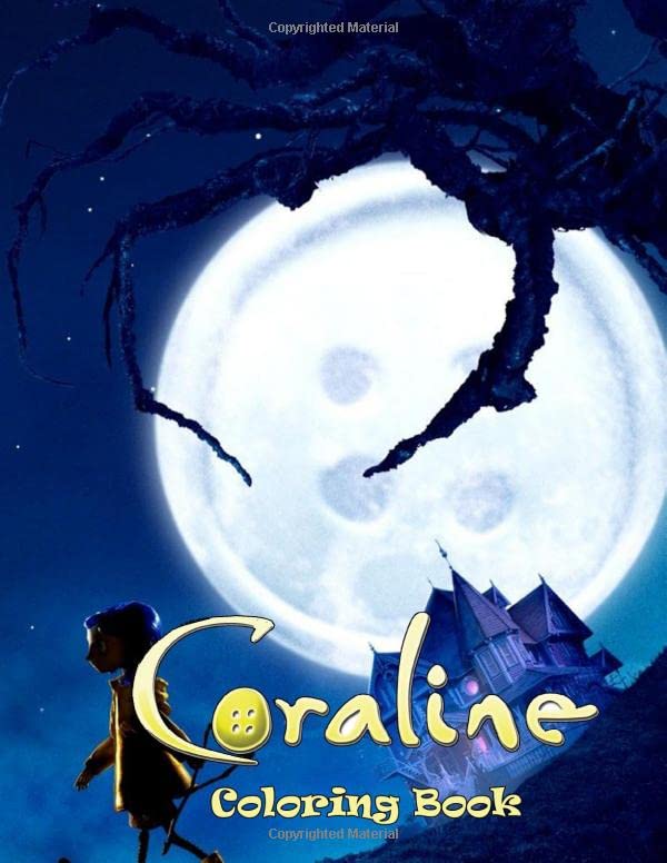 Coraline Coloring Book Coraline Color Wonder Coloring Books Unofficial
