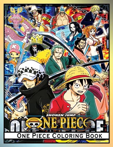 One Piece Coloring Book: One Piece Anime Coloring pages for Adult ...