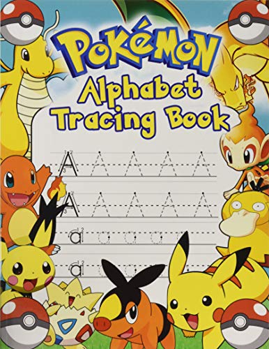 Pokemon Alphabet Tracing Book: Pokemon Coloring Activity. Preschool ...