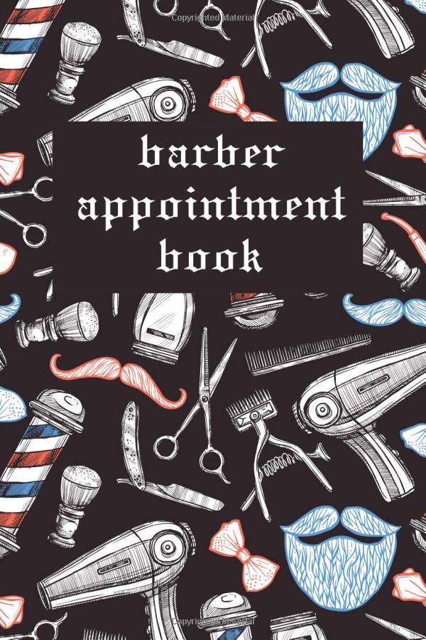 Barber Appointment Book | Undated Planner | Start Any Time | Daily ...