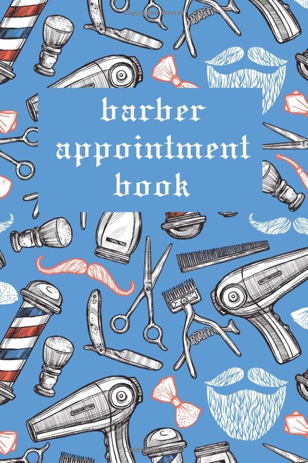 Barber Appointment Book | Undated Planner | Start Any Time | Daily ...