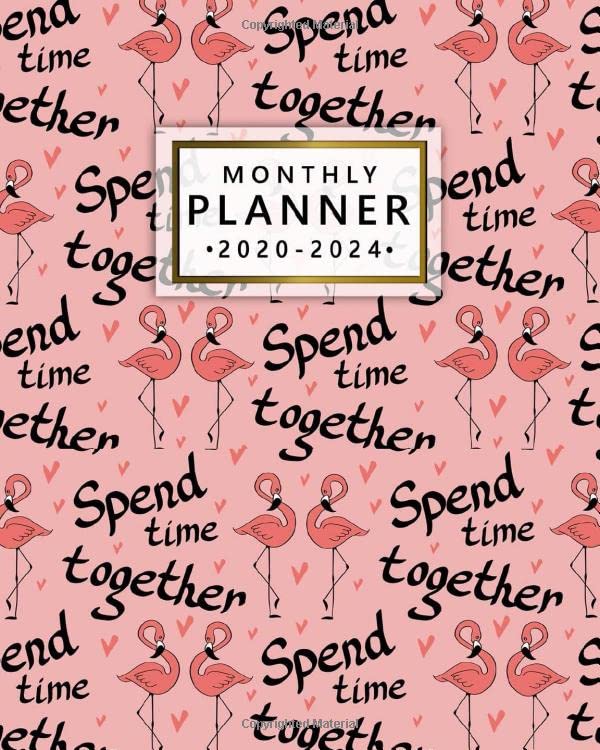 2020-2024-monthly-planner-nifty-romantic-flamingo-5-year-calendar