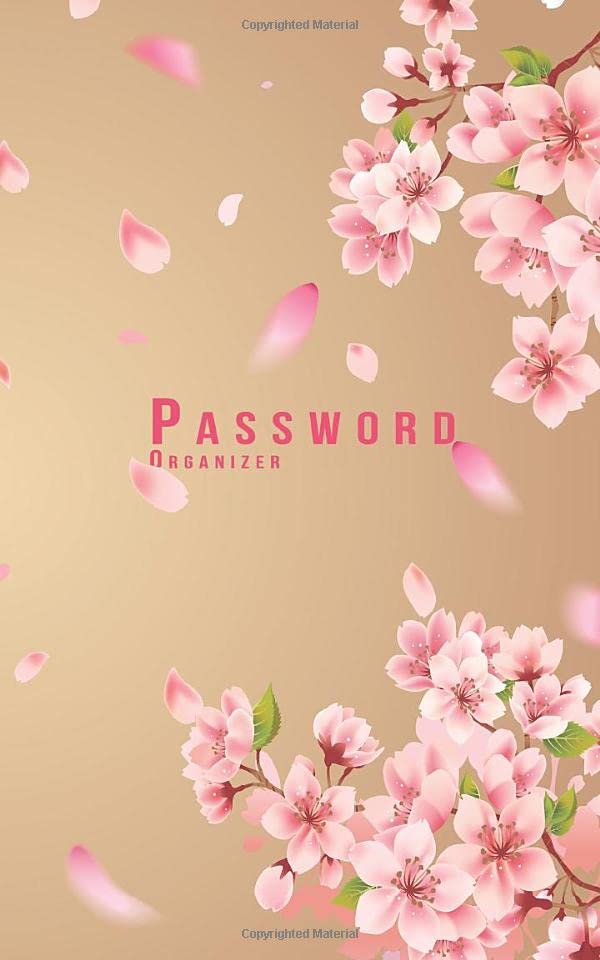 Password organizer password logbook with tabs for women organizer for