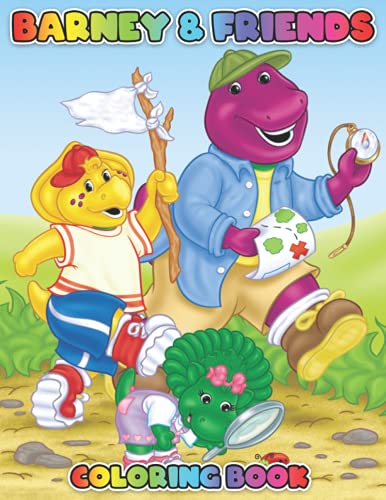 Barney & Friends Coloring Book: Perfect Coloring Books For Kids, Fun Relaxing Coloring Pages by ...