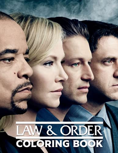 Law and Order Coloring Book: A Fabulous Coloring Book For Fans of All ...