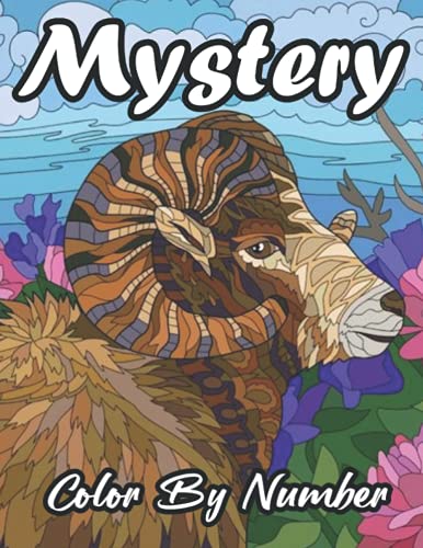 Mystery Color By Number For Adult: An Adult Coloring Book with Fun ...