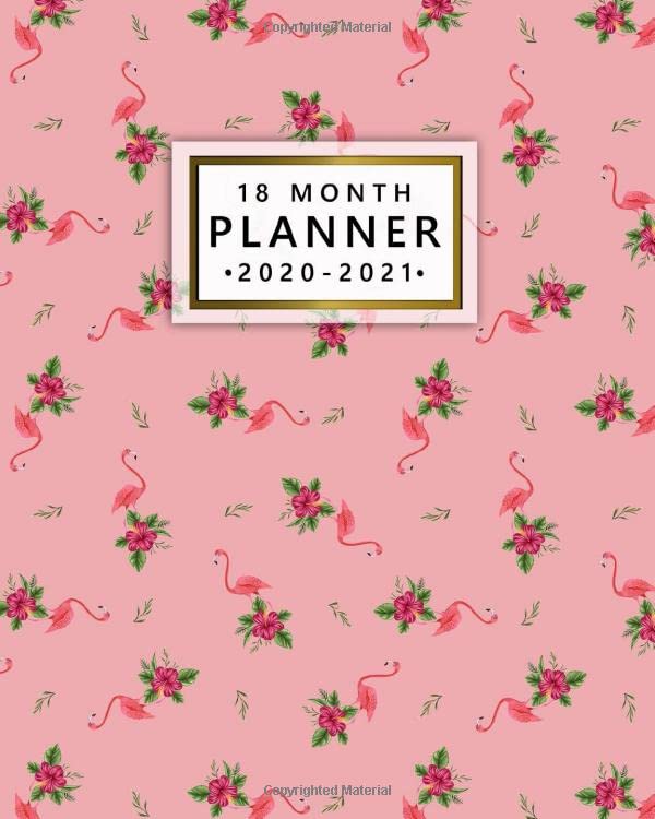 18 Month Planner 20202021 Amazing Floral Weekly Organizer & Calendar