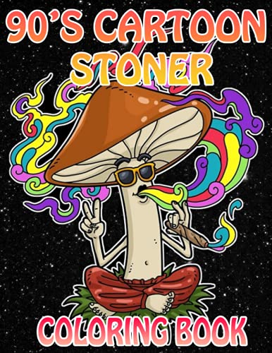 High-Quality 90s Stoner Coloring Book Picture Illustration High-Quality 90s Stoner Coloring Book Picture Illustration