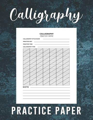Calligraphy Practice Paper: Modern Dotted Calligraphy Practice Paper ...