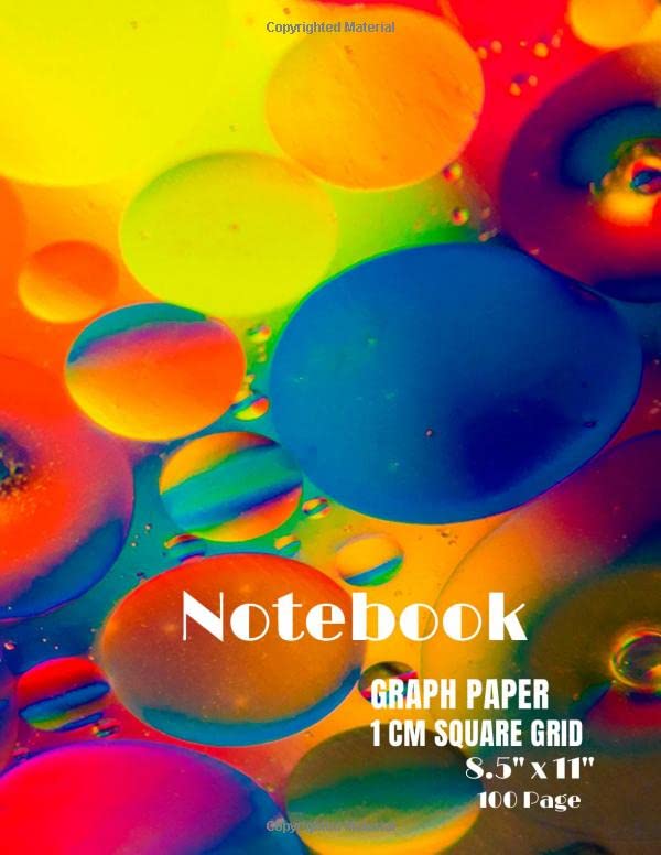 Graph Paper 1cm Square notebook 8.5 x 11 Graph Paper 1cm composition