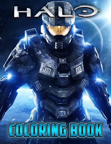 Halo Coloring Book: Amazing gift for All Ages and Fans with High