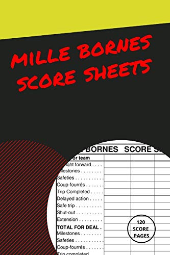 Mille Bornes Score sheets: Mille Bornes Score sheets Keeper | My ...
