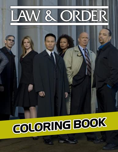 Law and Order Coloring Book: A Fabulous Coloring Book For Fans of All ...